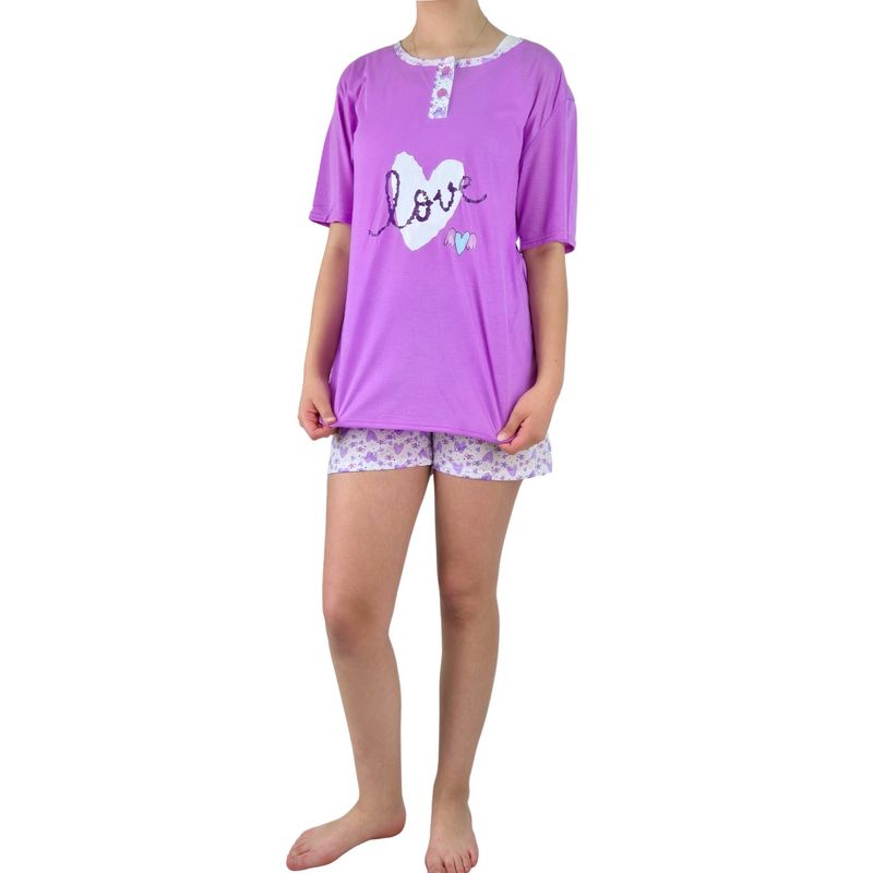 MPROPIA - Pijama Mujer Verano Manga Corta y Short 498.-