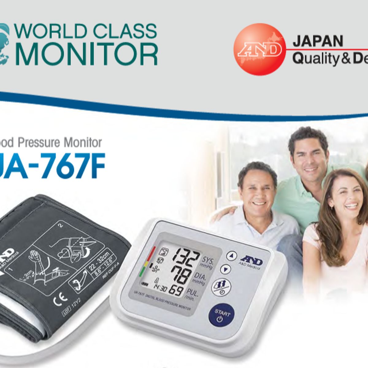 AND MEDICAL - Monitor De Presión Arterial And UA-767 Medical Multi Usuario