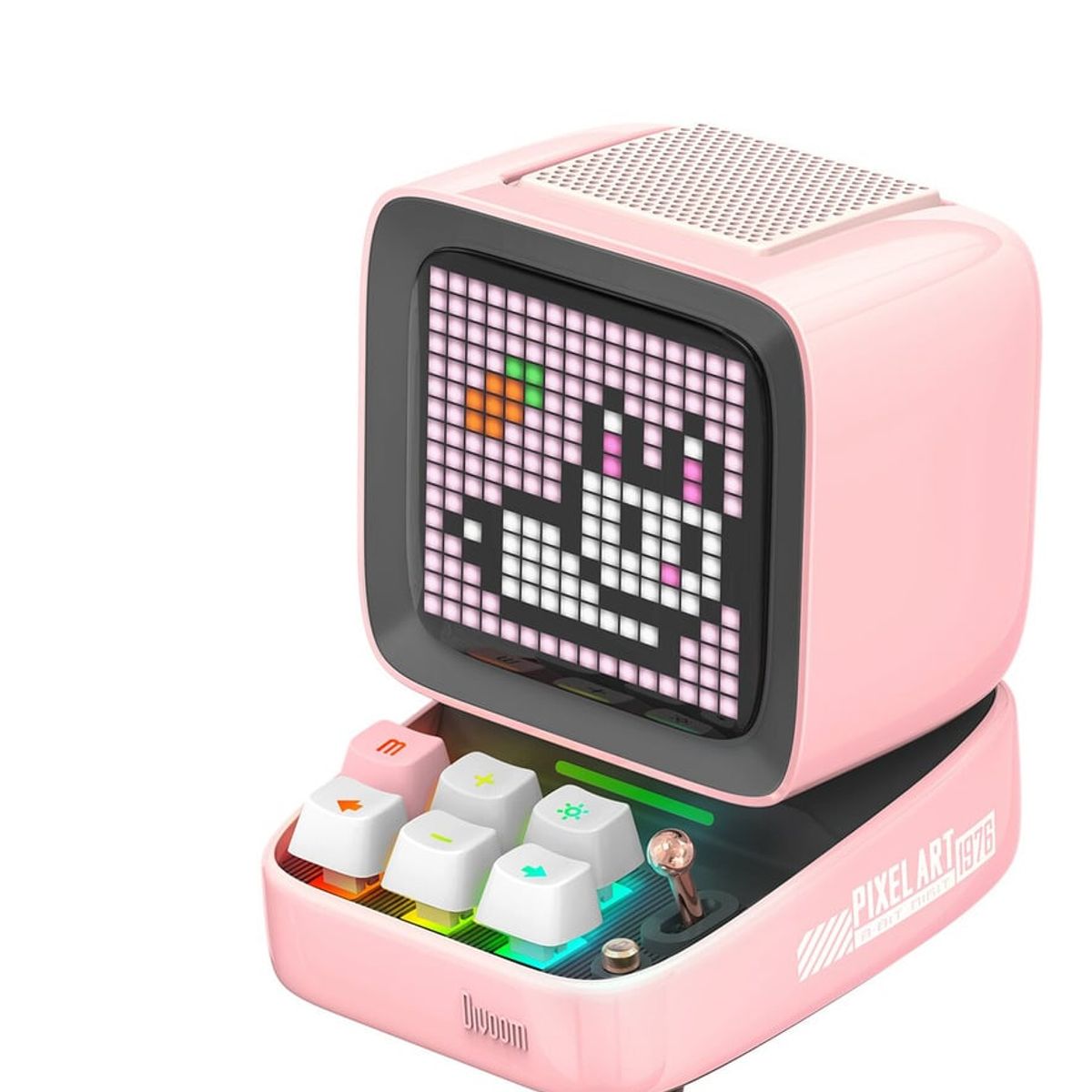 DIVOOM - Divoom Ditoo Pro Parlante Bluetooth Retro Smart Pixel Art - color Rosa