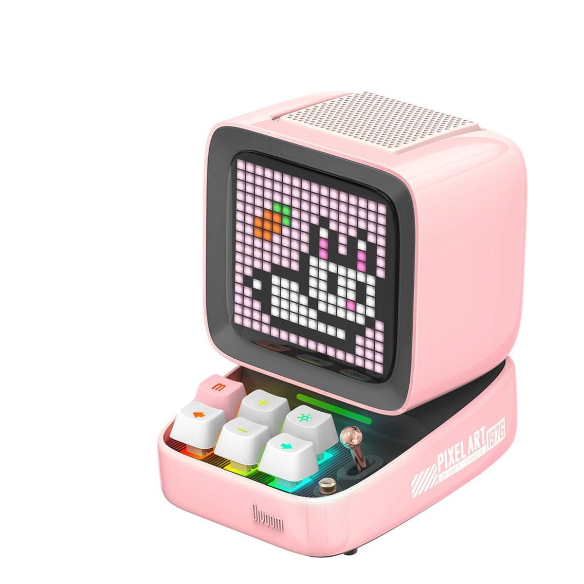 DIVOOM - Divoom Ditoo Pro Parlante Bluetooth Retro Smart Pixel Art - color Rosa