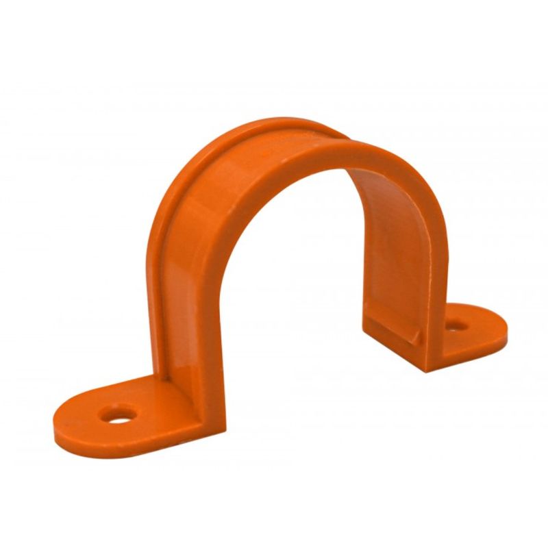 GENERICO - Abrazadera Pvc Conduit 16mm Hoffens Pack 5 Und