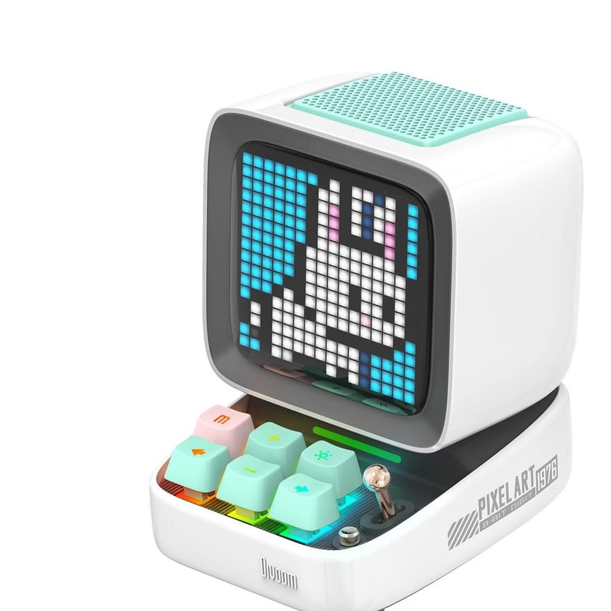 DIVOOM - Divoom Ditoo Pro Parlante Bluetooth Retro Smart Pixel Art - Blanca
