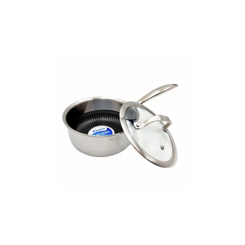 KEEP - Cacerola Antiadherente Con Tapa Keep Acero Inox Cocina 16cm