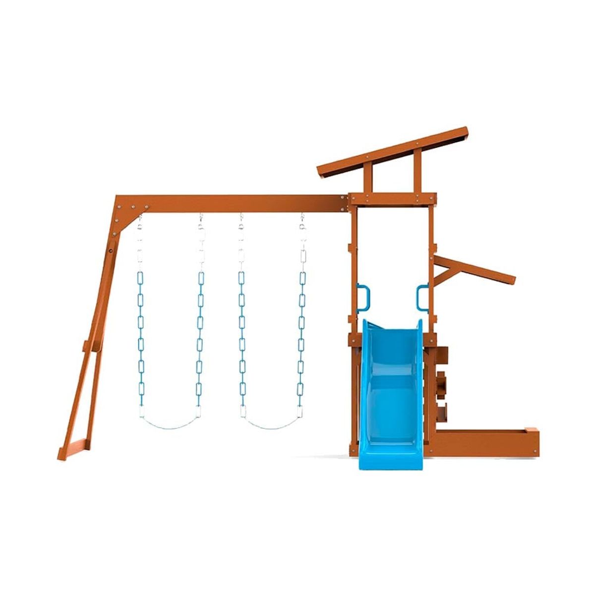 DINO CARS CHILE - Columpios de madera con juego integrado