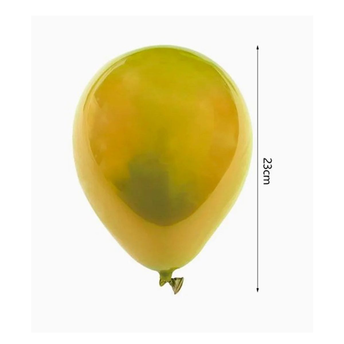 GENERICO - Globo de Helio Dorado  23cm