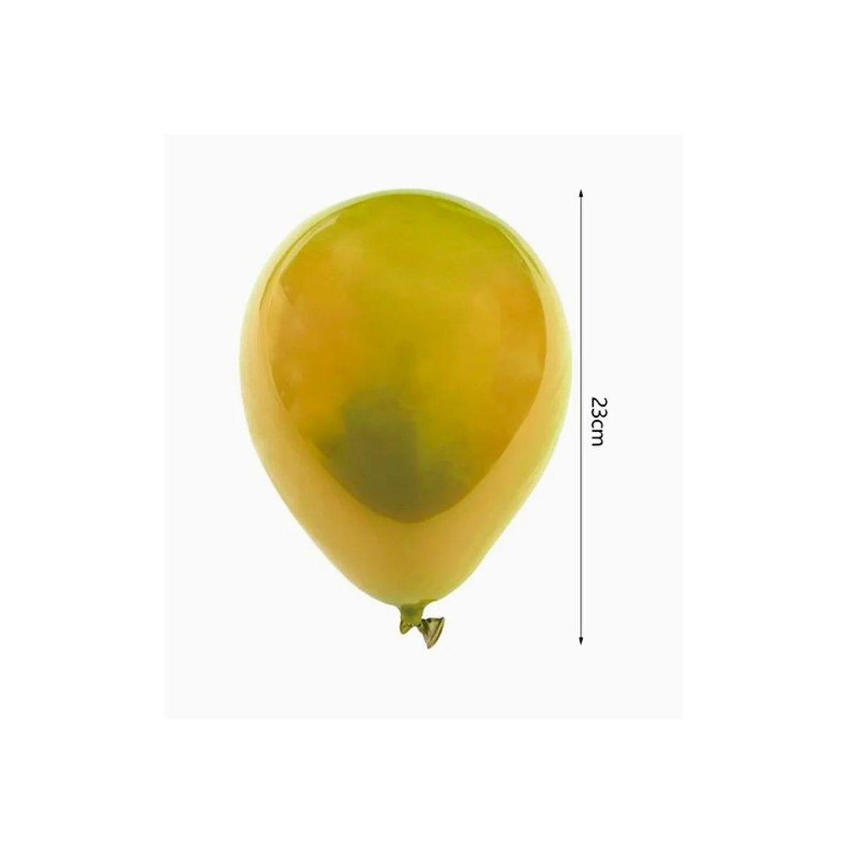 GENERICO - Globo de Helio Dorado  23cm