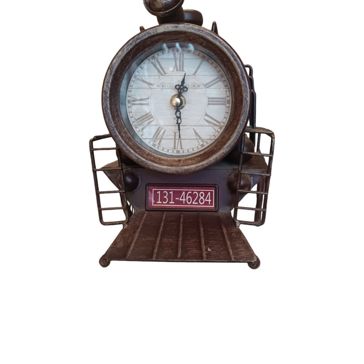 GENERICO - RELOJ VINTAGE DISEÑO LOCOMOTORA
