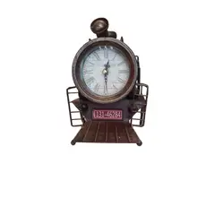 GENERICO - RELOJ VINTAGE DISEÑO LOCOMOTORA
