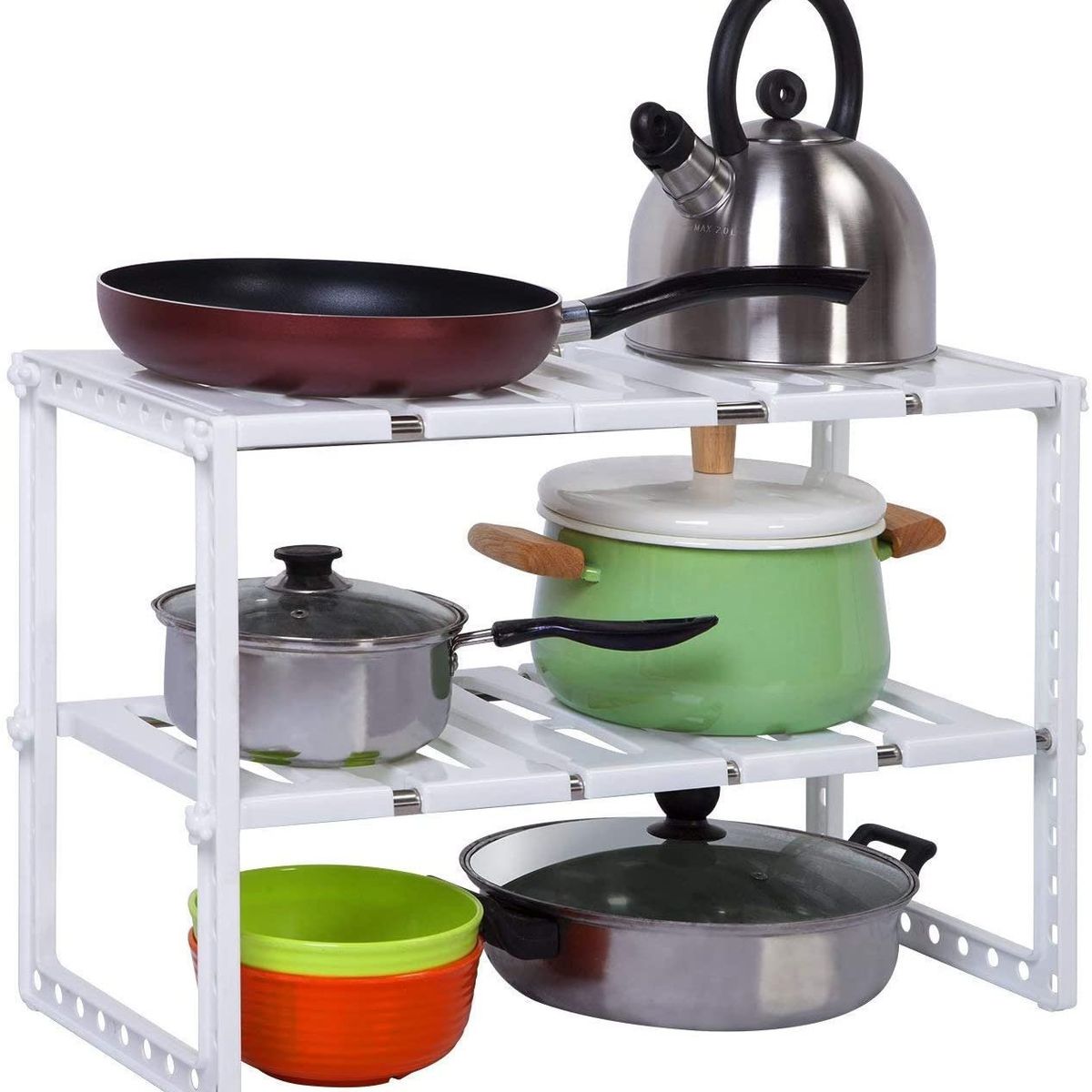 MP - Organizador Estante De Cocina Multiuso Organizador De Ollas