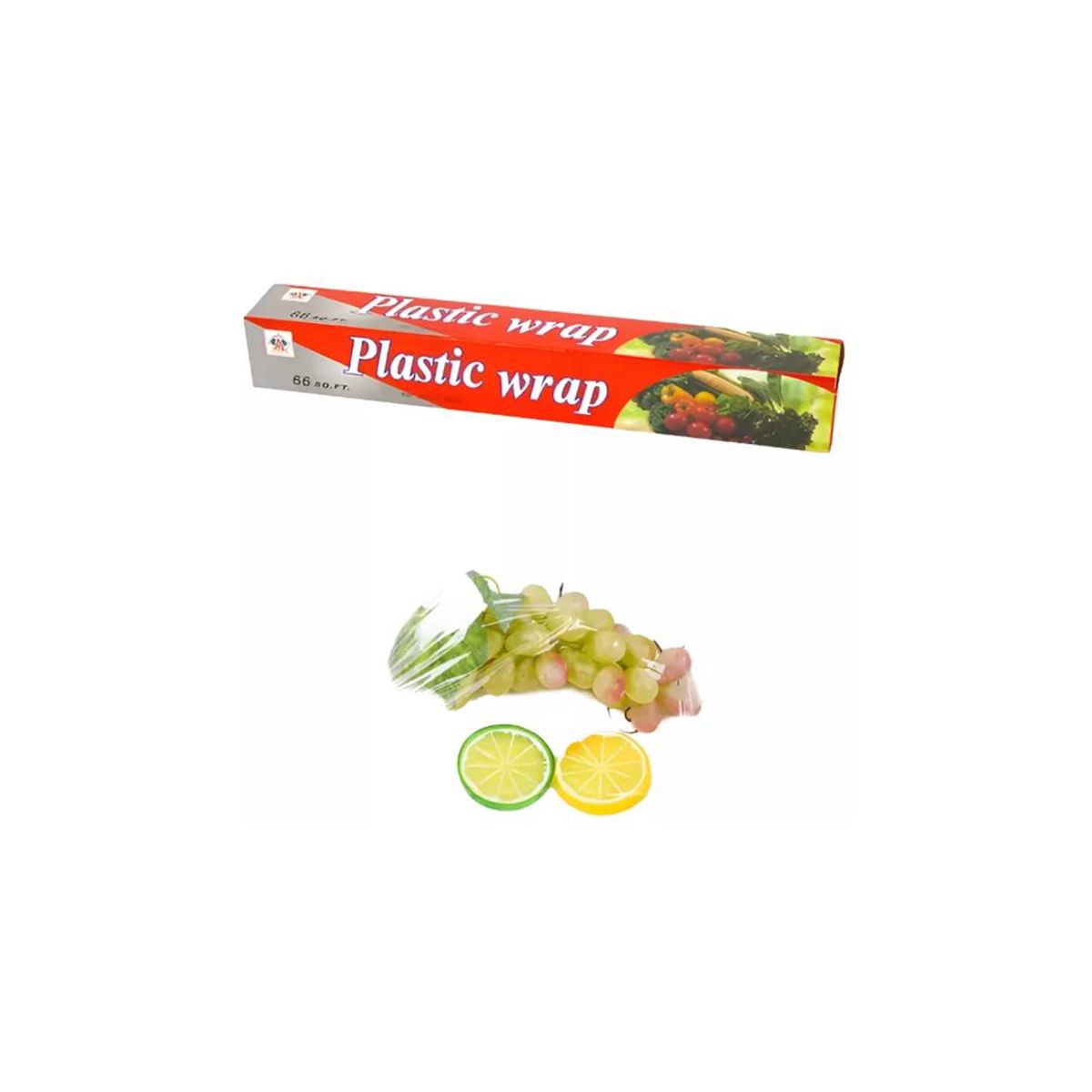 GENERICO - 2 Rollo Papel Film Alusa Plástico Para Alimentos Cocina 20 Mt