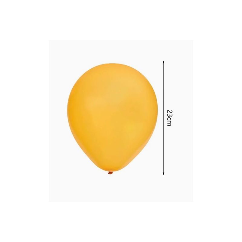 GENERICO - Globo Dorado 100 pcs 23cm