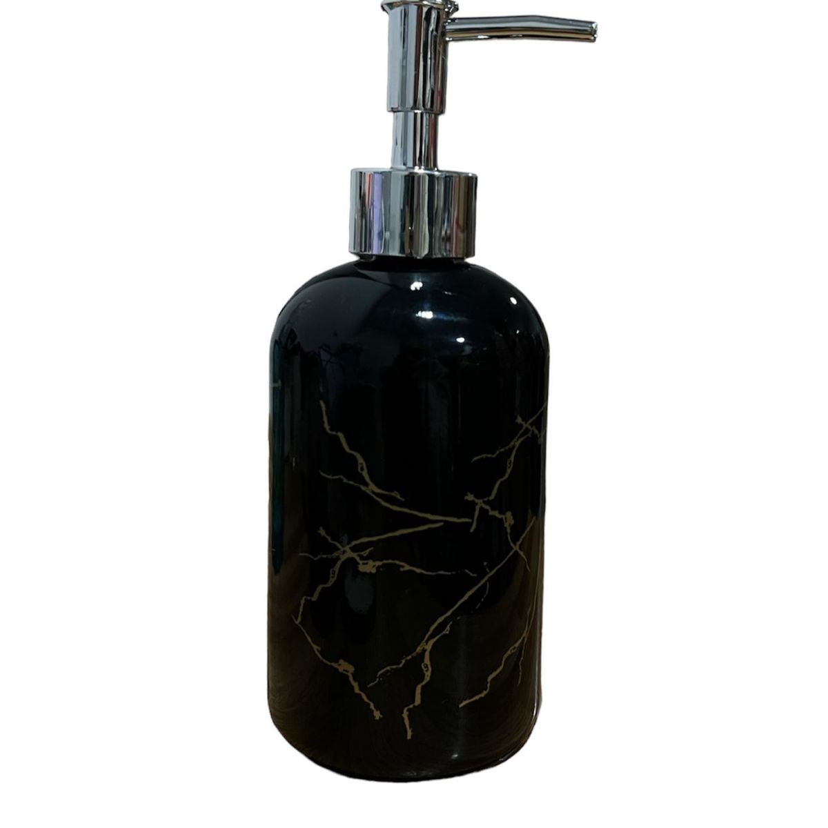 OEM - Dispensador Jabón Alcohol Gel 350ml Vidrio Elegante Marmol