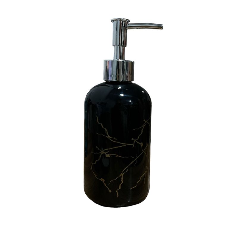 OEM - Dispensador Jabón Alcohol Gel 350ml Vidrio Elegante Marmol