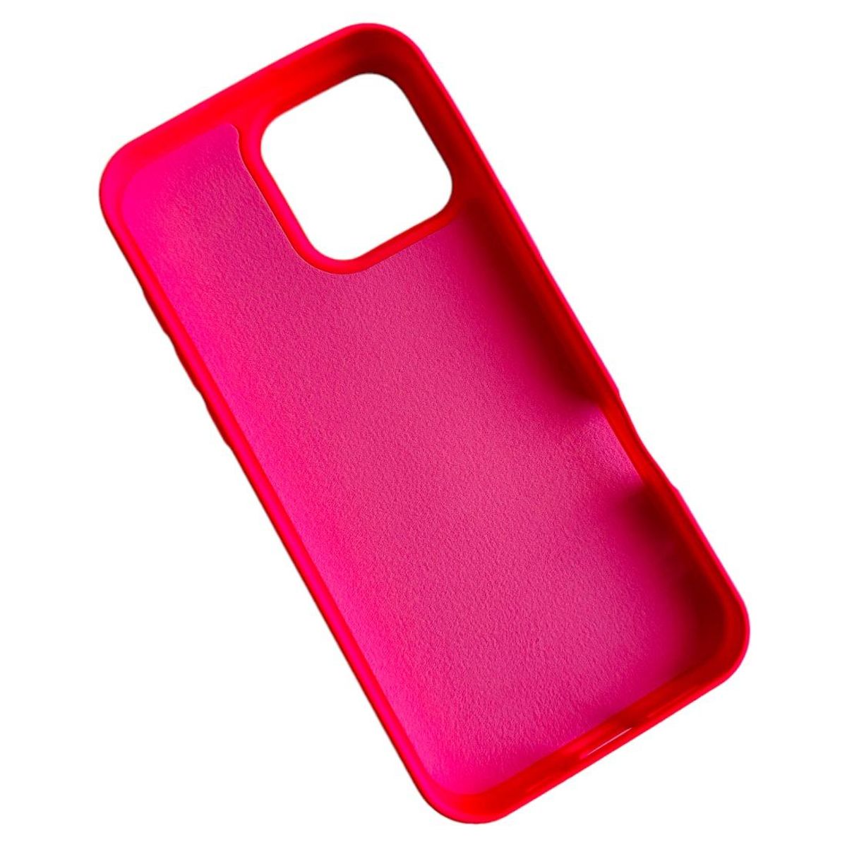 GENERICO - Carcasa Funda Para iPhone 16 Pro Max Silicona Rosa Chicle