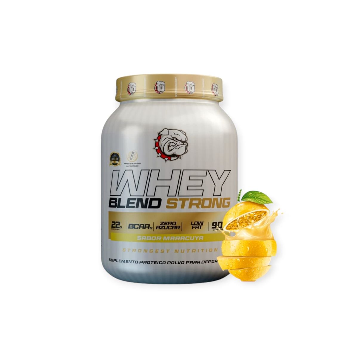 STRONGEST - PROTEINA WHEY BLEND 900G MARACUYA - STRONGEST