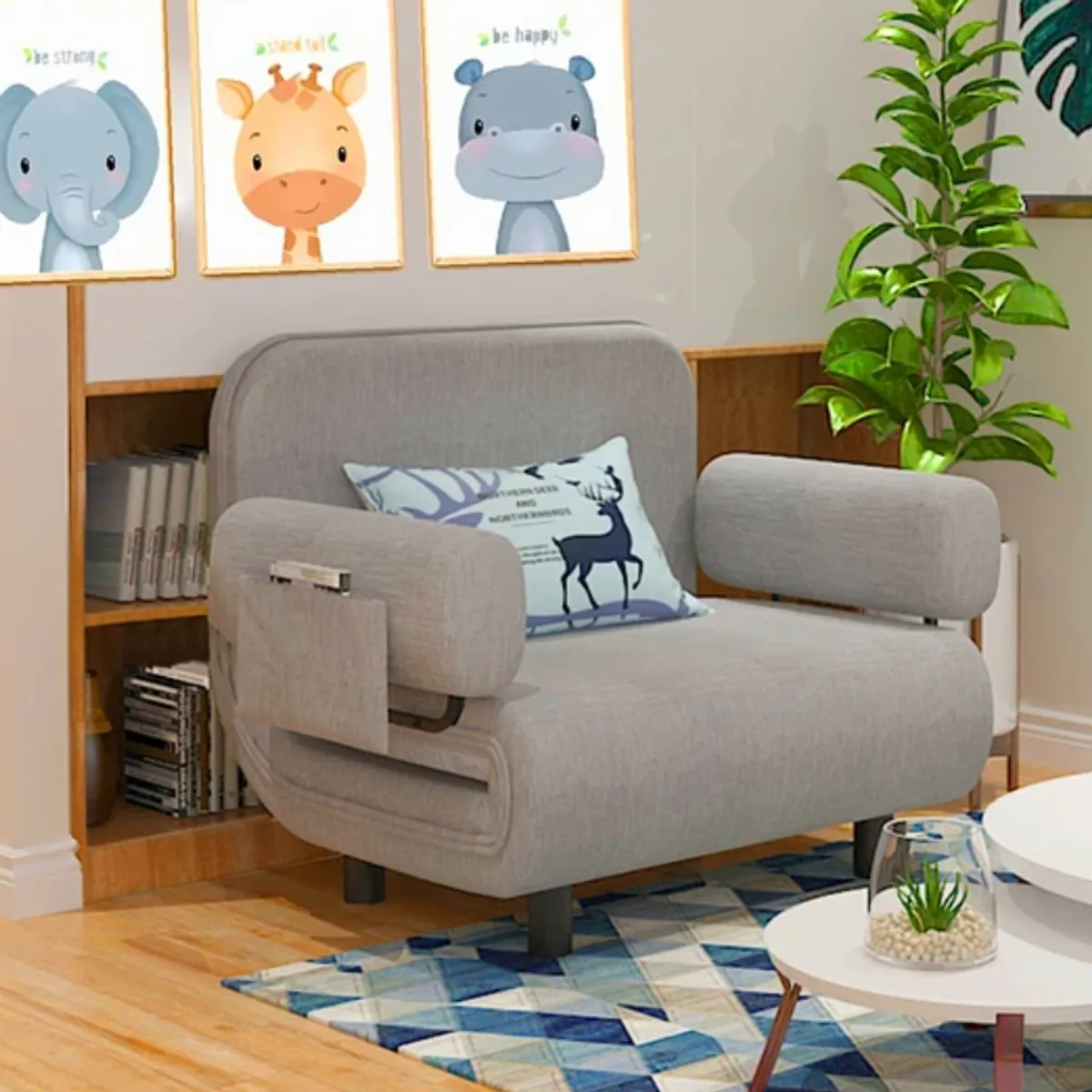 KIDSCOOL - Sofá Infantil Gris