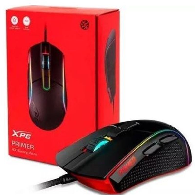 XPG - Mouse Gamer - XPG Primer - RGB - USB - Black