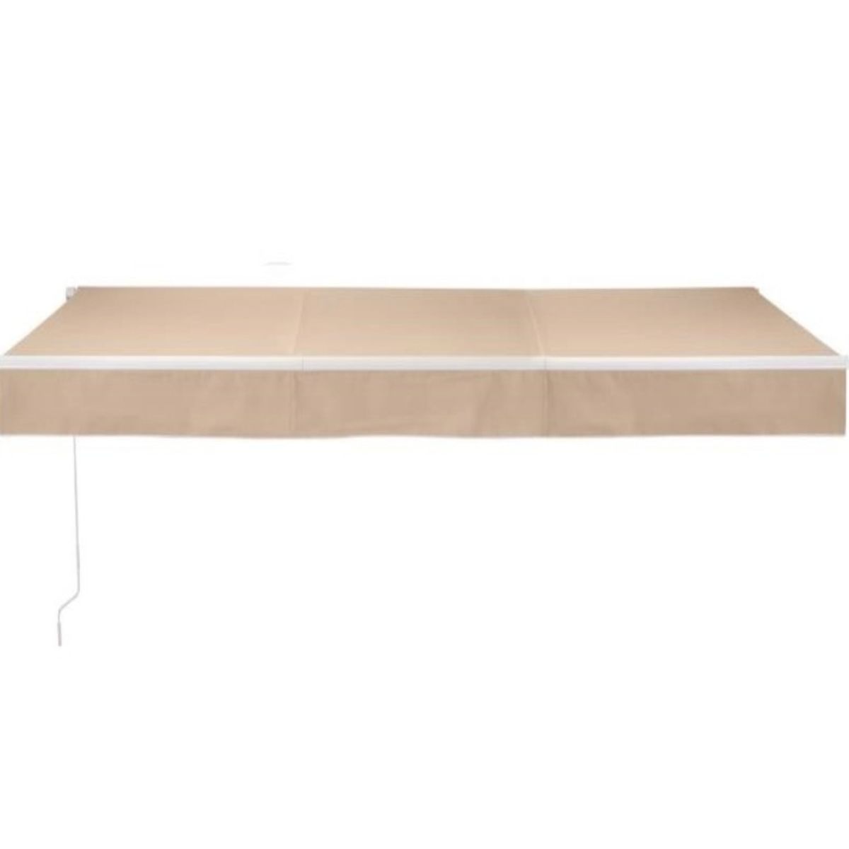 ALTAVISTA - Toldo Manual 3x2m color crudo, tela poliéster de 300 g/m2