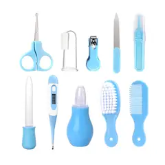 GENERICO - Set Cuidados Bebe 10 En 1 Manicure Peine Termometro Medicina