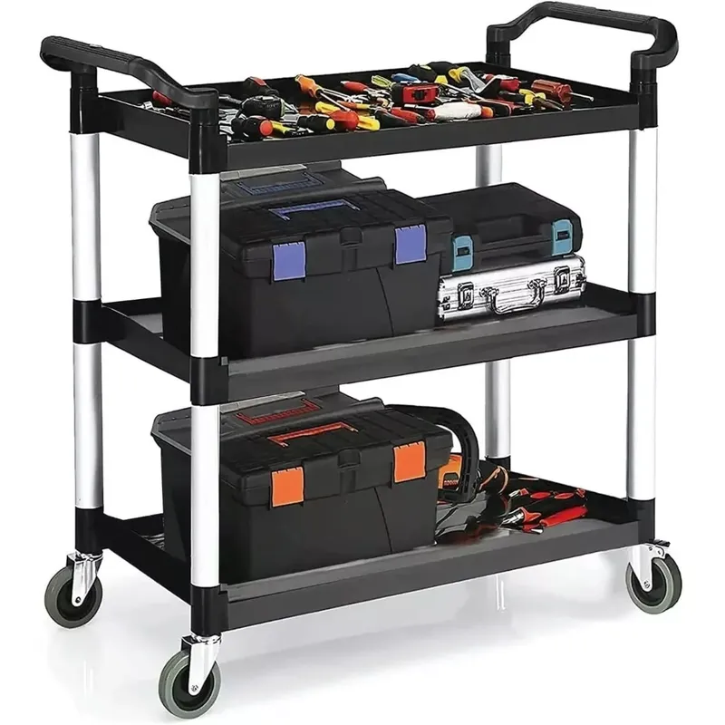 GENERICO - Carro Utilitario Multiuso 3 Niveles 80x43x96cm