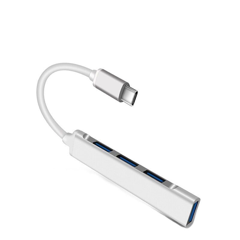 GENERICO - Hub Usb Tipo C Otg 4 Puertos Usb 3.0