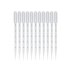 GENERICO - Pipeta Plástica Laboratorio Pasteur 3 Ml Caja 500 U