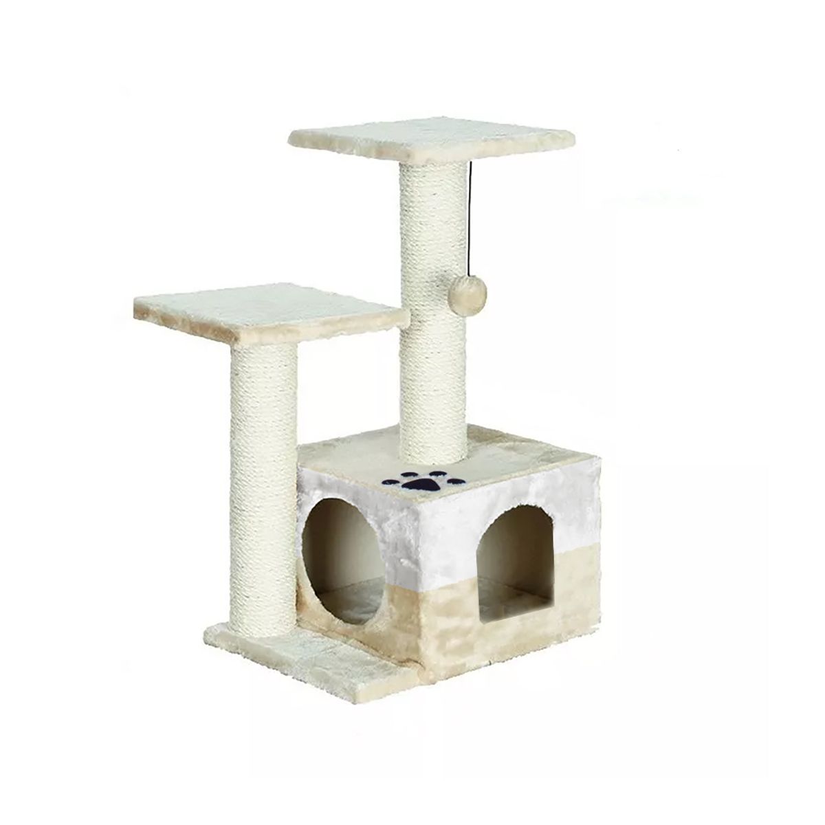 HOME & DESING - Rascador de Gatos 3 niveles 70 cm
