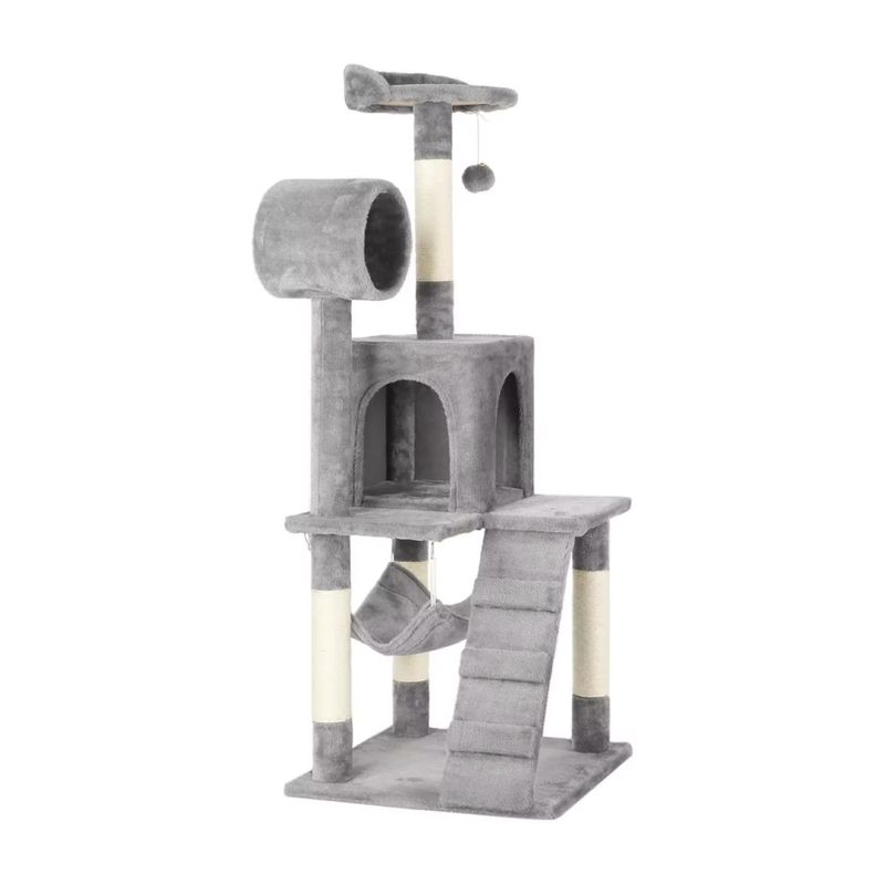 HOME & DESING - Rascador de Gatos de 3 pisos 127 cm