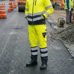 T WORLD - Pantalón Reflectante Bicolor Alta Visibilidad Clase 2 Hombre