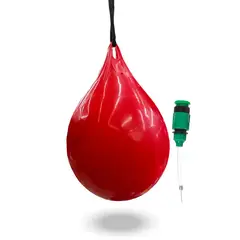 PWRFITNESS - Pera de Boxeo Roja rellenable con agua