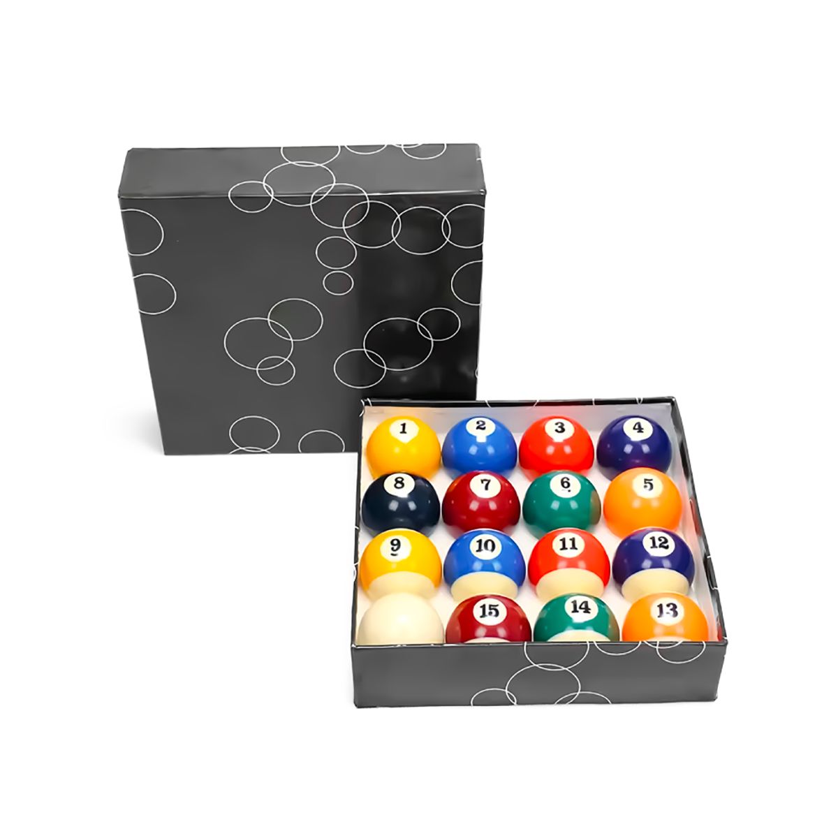 PWRFITNESS - Set de Bolas de Pool Classic — 16 Piezas (1–15 + Blanca)