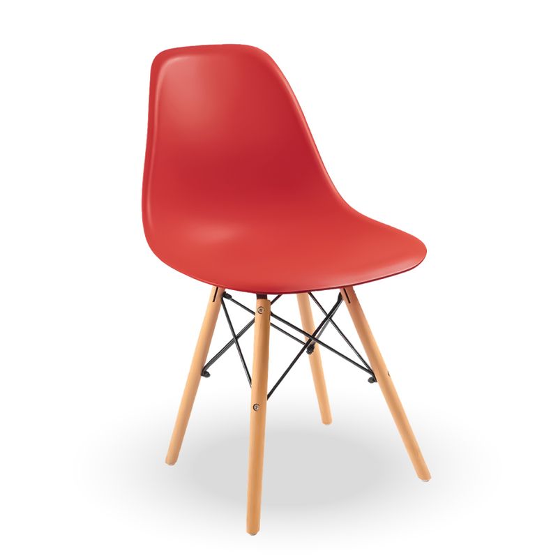 HOME & DESING - Silla estilo moderno Roja