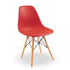 HOME & DESING - Silla estilo moderno Roja
