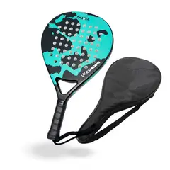 PWRFITNESS - Pala de Padel Verde con Negro