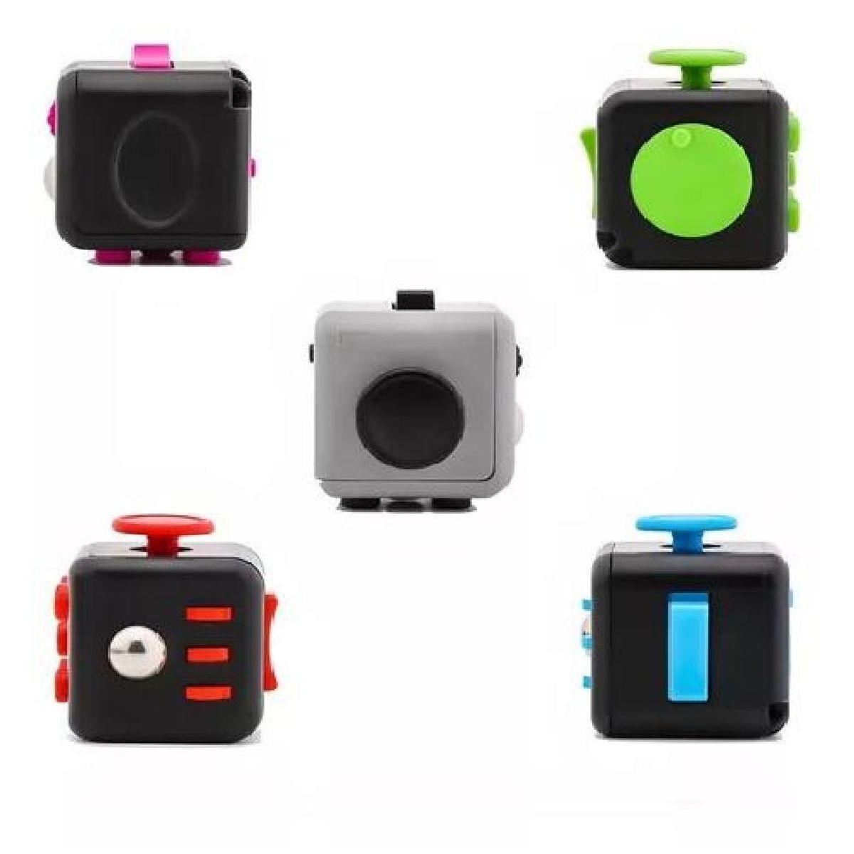 GENERICO - Fidget Cube Antiestres Con 6 Funciones Juguete Estress