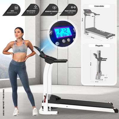 Imagen 2 del producto Trotadora TREADMILL II Blanca Bluetooth