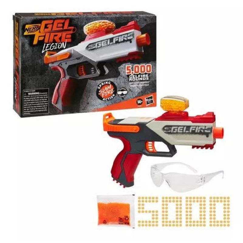 GENERICO - Nerf Pro Gelfire Legion Spring Action Blaster 5000 Cargas