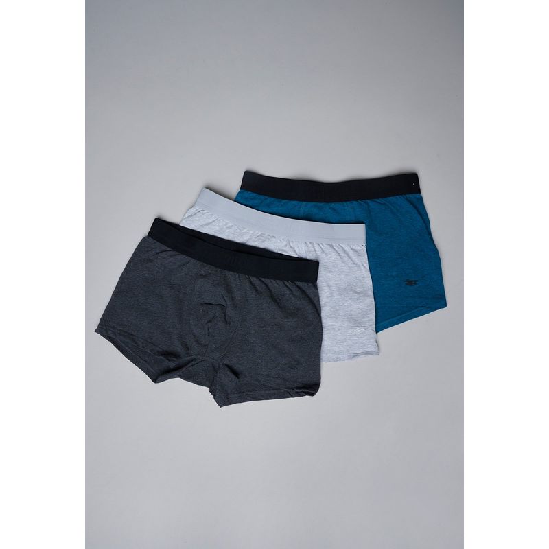 FEROUCH - Tripack Boxer New Jersey Grafito