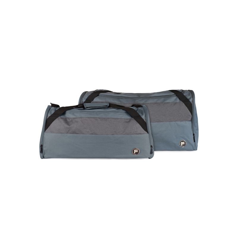 F LA MALETA DE CHILE - Pack 2 bolsos Eder M+L gris F la Maleta de Chile