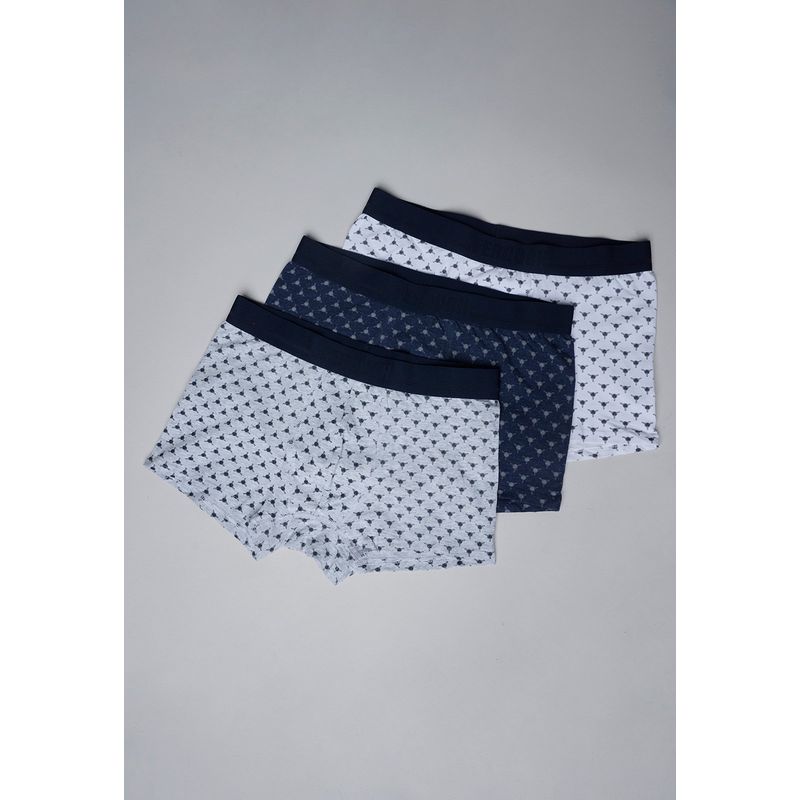 FEROUCH - Tripack Boxer Alabama Azul Ferouch