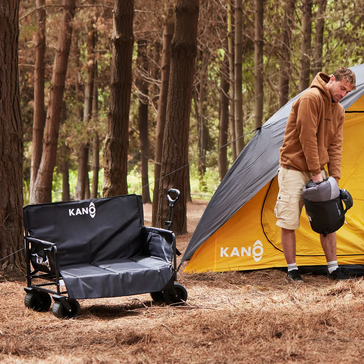 KANO - Carro de Transporte Convertible Sillón Kano Seat Plegable