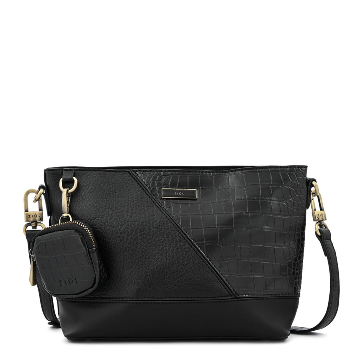 ZIOL - Cartera bandolera sira pequeña negro