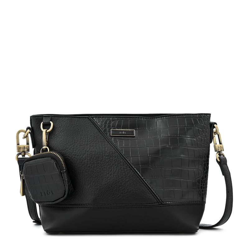 ZIOL - Cartera bandolera pequeña sira negro