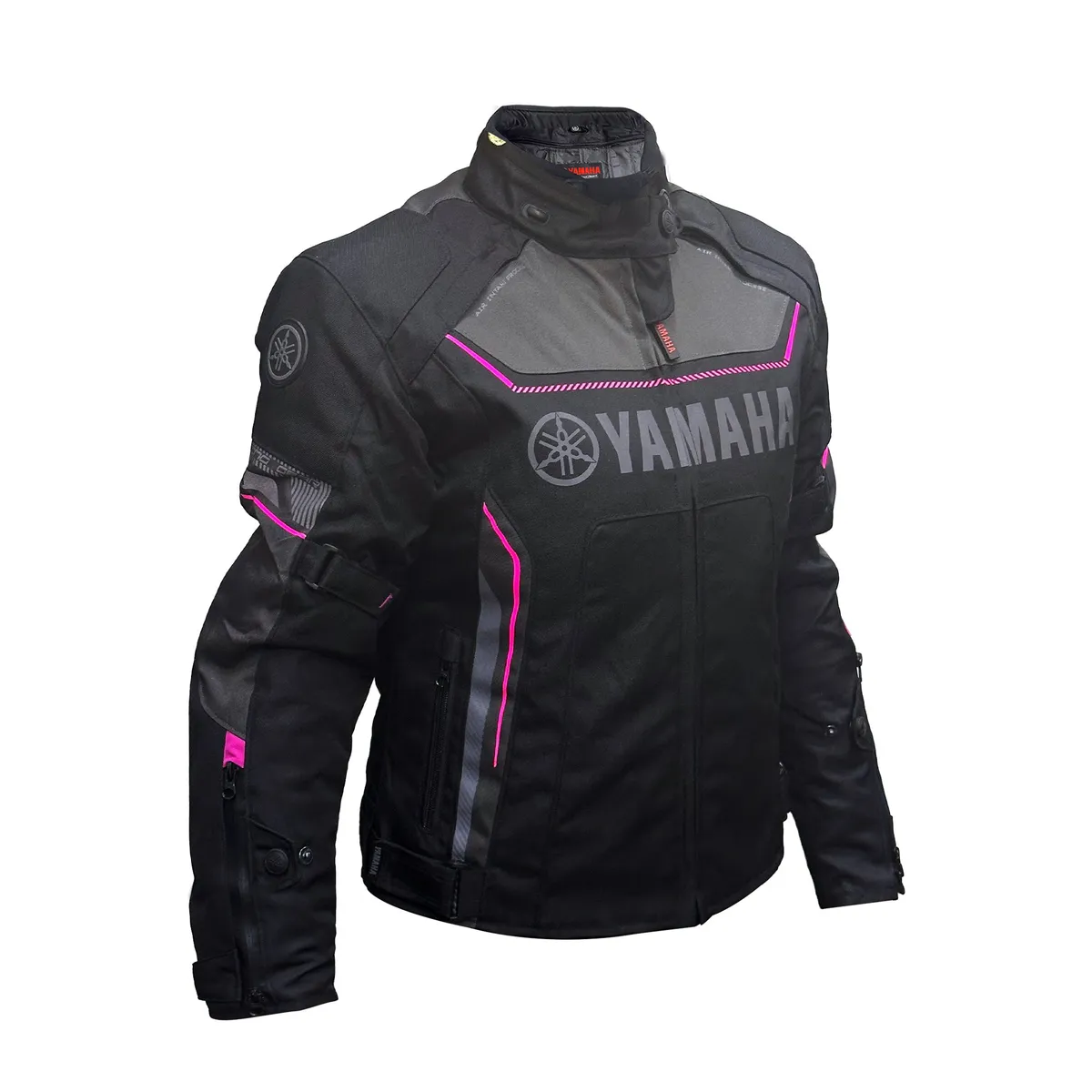 YAMAHA - Chaqueta Manitoba Mujer Winter Negro Gris Rosado