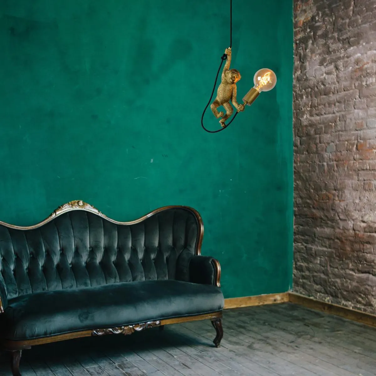 BOSCO - LAMPARA COLGANTE CHIMP 1xE27