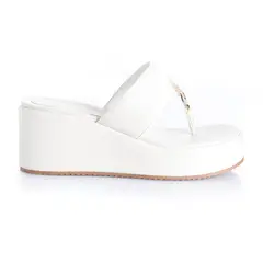 VIA UNO - Sandalia Mujer Blanco 22542601