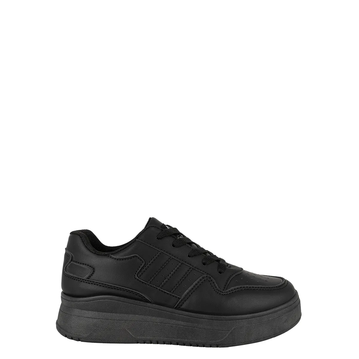 ALQUIMIA - Zapatilla Escolar Mujer Negro Cata Alquimia