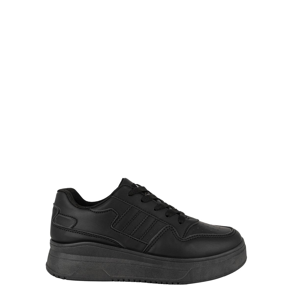 ALQUIMIA - Zapatilla Escolar Mujer Negro Cata Alquimia