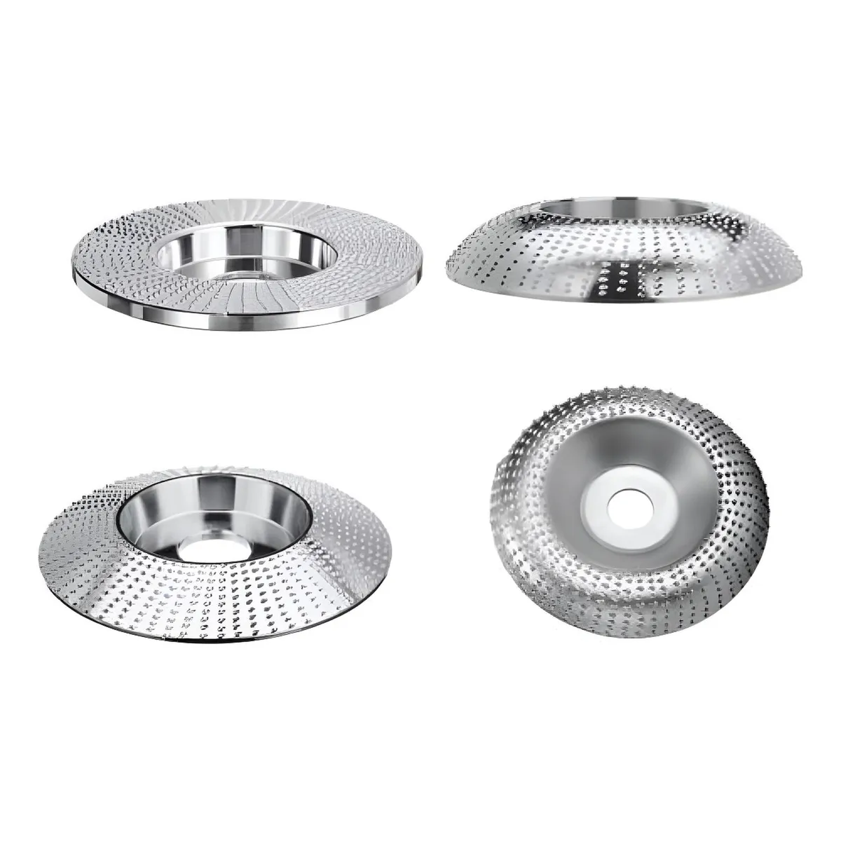 GENERICO - Disco Desgaste De Madera Estándar Chile 22 Mm Lijado Esmeril - Plateado