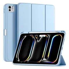 JOIGO - Funda Smart Cover Para iPad Pro 11 M4 2024 Ranura Celeste